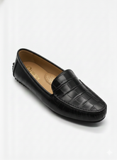 Queen Croc-Textured Loafer