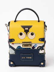 Eye Theme Mini Trunk Crossbody Bag