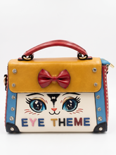 Eye Theme Cat Box Handbag