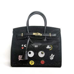 Women’s Emoji-Detail Statement Handbag | Queen Footwear