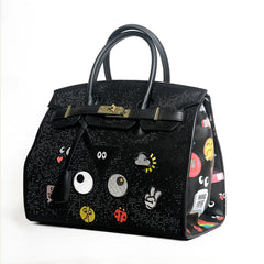 Women’s Emoji-Detail Statement Handbag | Queen Footwear