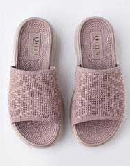 Cloud Knit Comfort Slides | Queen Footwear