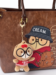 Cream Bear Adventure Tote Bag