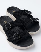 AirFlex Knit Comfort Slides | Queen Footwear