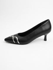 Women’s Classic Pointed-Toe Strip Heels | Queen Footwear