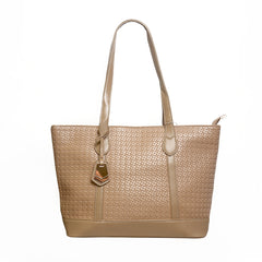 Women’s Woven Texture Tote Bag | Queen Fashion