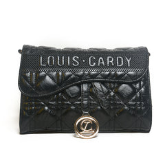 Women’s Quilted Statement Flap Bag | Queen Fashion