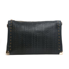 Women’s Embossed Oversized Clutch Bag | Queen Fashion