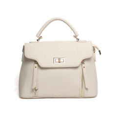 Women’s Textured Zip-Detail Handbag | Queen Fashion