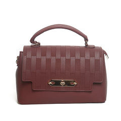 Women’s Checkered Flap Shoulder Bag | Queen Fashion