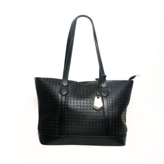 Women’s Woven Texture Tote Bag | Queen Fashion