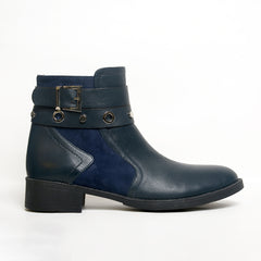 Women’s Buckle-Strap Ankle Boots | Queen Footwear