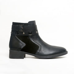 Women’s Buckle-Strap Ankle Boots | Queen Footwear
