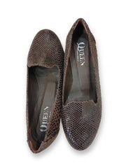 Queen Textured Mesh Loafers | Queen Footwear