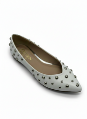 Queen Studded Pointed Flat