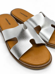 H-Cut Casual Slide Sandals | Queen Footwear