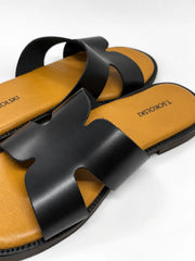 H-Cut Casual Slide Sandals | Queen Footwear