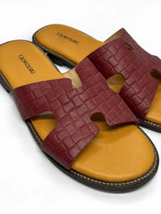 H-Cut Casual Slide Sandals | Queen Footwear