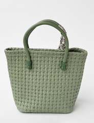 Woven Charm Mini Tote Bag | Queen Footwear