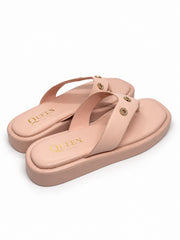 Elegant Embellished Women’s Slipper | Queen Footwear
