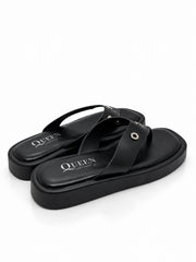Elegant Embellished Women’s Slipper | Queen Footwear