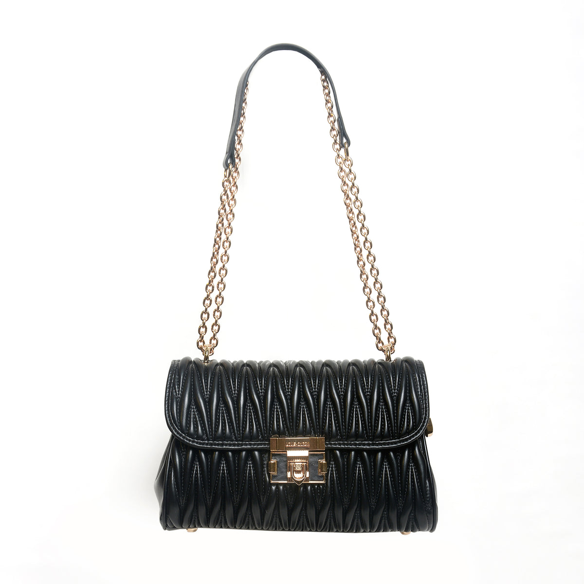 Women’s Quilted Chain Shoulder Bag | Queen Bags