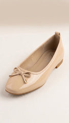 Luna Bow Ballet Flats | Queen Footwear