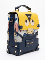 Eye Theme Mini Trunk Crossbody Bag