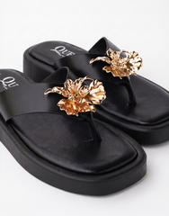 Bloom Luxe Platform Sandals | Queen Footwear