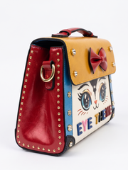 Eye Theme Cat Box Handbag