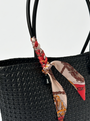 Woven Elegance Tote Bag | Queen Footwear