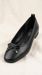 Luna Bow Ballet Flats | Queen Footwear