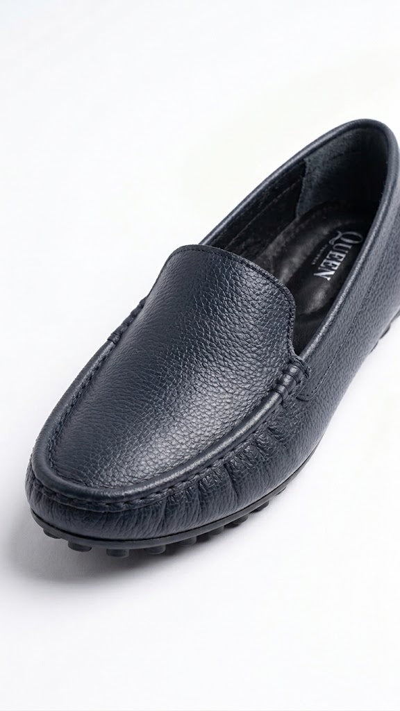 Queen Classic Leather Loafers | Queen Footwear