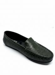 Queen Croc-Textured Loafer