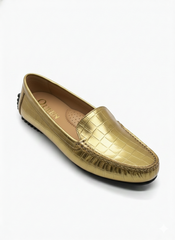 Queen Croc-Textured Loafer