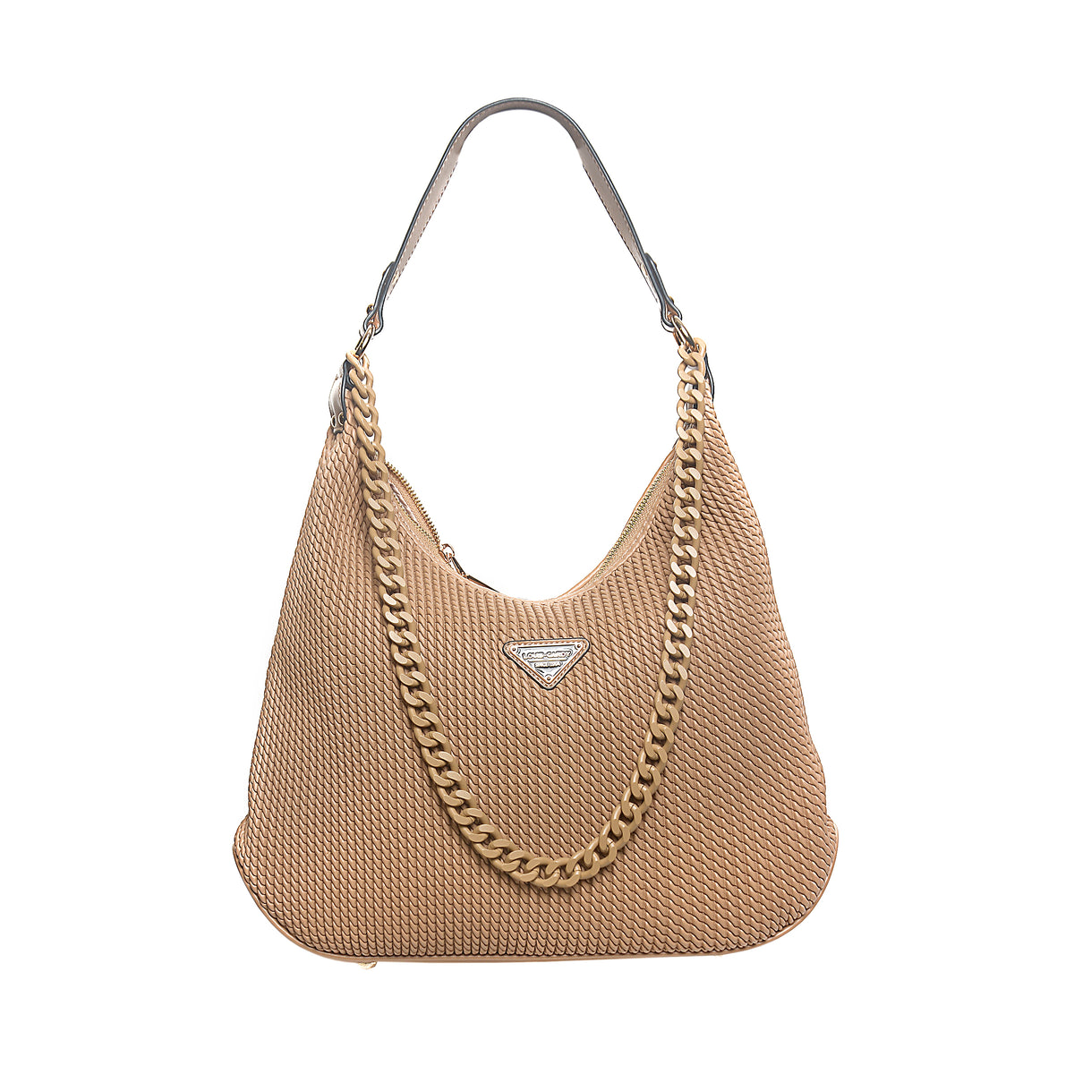 Women’s Textured Chain Shoulder Bag | Queen Bags