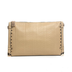 Women’s Embossed Oversized Clutch Bag | Queen Fashion