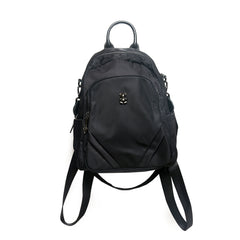 Women’s Nylon Teddy Accent Backpack | Queen Fashion