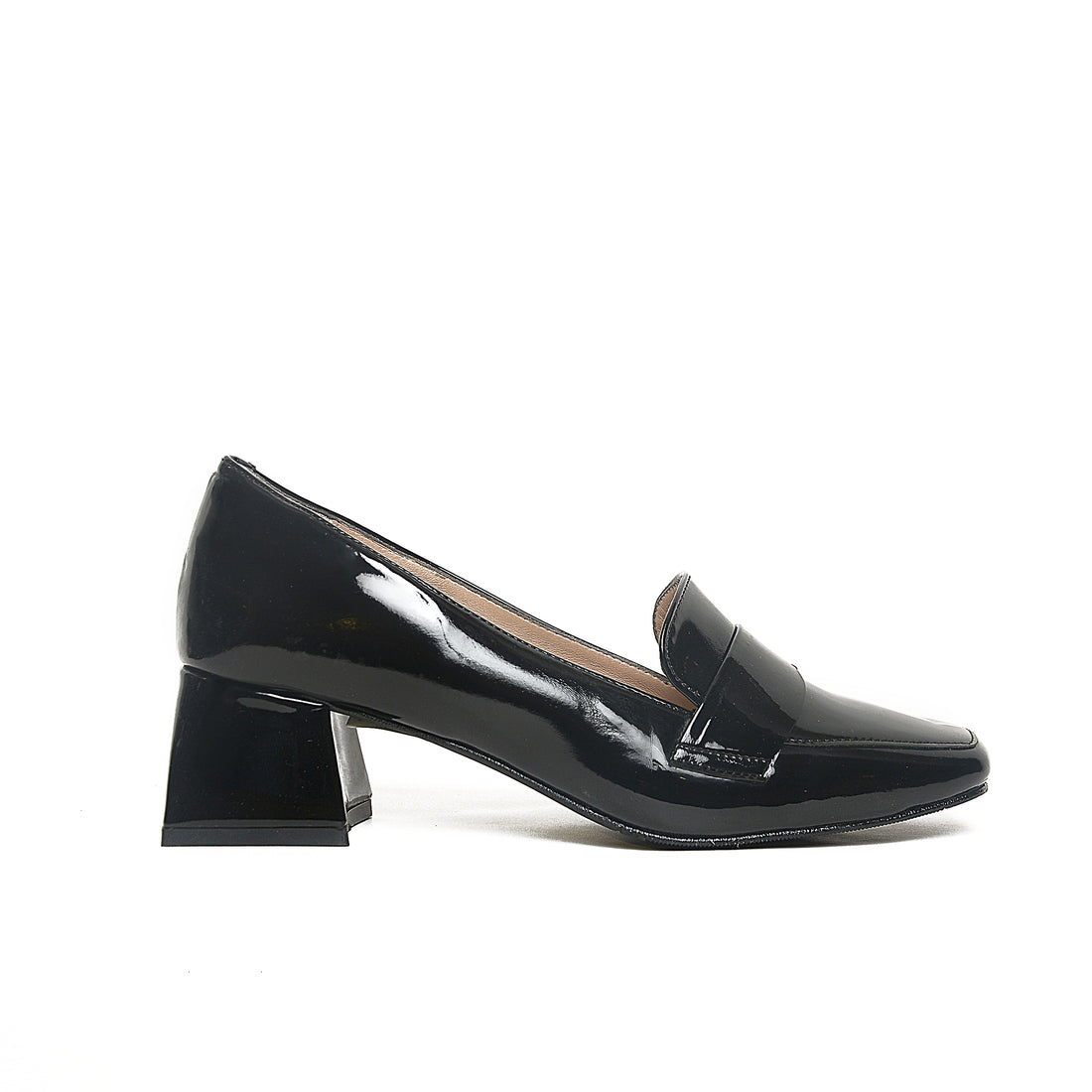 Mira Block Heel Loafer – Multiple Finishes | Queen Footwear