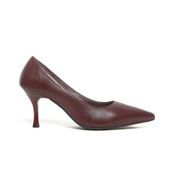 Women’s Classic Mid-Heel Pump | Pointed Toe | Queen Footwear