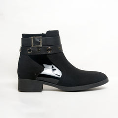 Women’s Buckle-Strap Ankle Boots | Queen Footwear